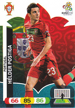 Helder Postiga Portugal Panini UEFA EURO 2012 #176